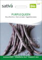 Bio fazol obecný, keříčkový PURPLE QUEEN