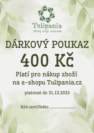DÁRKOVY POUKAZ 400 Kč
