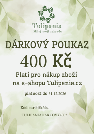 DÁRKOVY POUKAZ 400 Kč